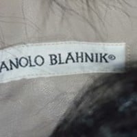 MANOLO BLAHNIK Black Fur Boots - Thumbnail 1