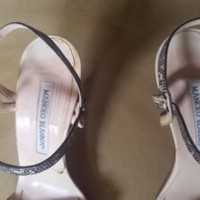 MANOLO BLAHNIK Print Sandals - Thumbnail 2