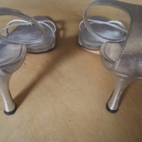 MANOLO BLAHNIK Silver Sandals - Thumbnail 3