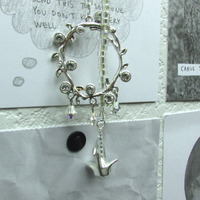 Hole-in-one Birds Nest Necklace - white - Thumbnail 2