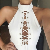 FASHION ROUND NECK SLEEVELESS DRESS   12505 - Thumbnail 3