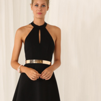 Fashion sexy lace halter dress   10162 - Thumbnail 1