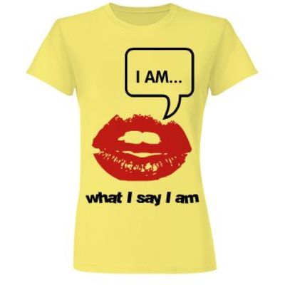 I am what i say yellow