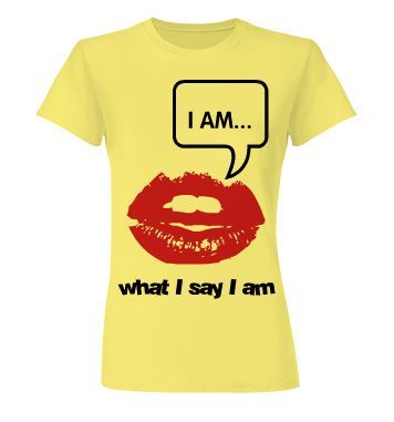 I AM what I say Yellow