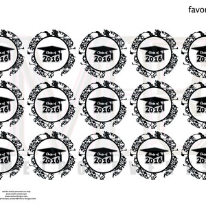 Damask Graduation Party Invitations - Thumbnail 2