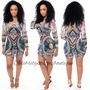 Tribal Print Dress - Thumbnail 1