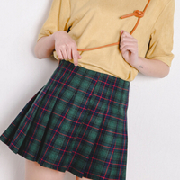 HARAJUKU TARTAN SKIRT ( RED / GREEN )  - Thumbnail 2