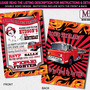 Fireman Invitations, Firefighter Birthday Party-2
