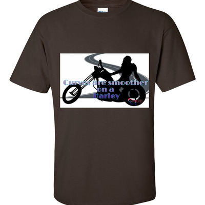 Curves and harleys extended size t-shirt - Thumbnail 5