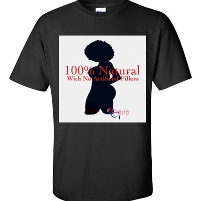 100% natural extended sizes t-shirt
