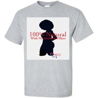100% natural extended sizes t-shirt - Thumbnail 1