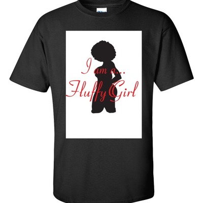 Fluffy girl t-shirt