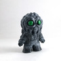 Cthulhu-Man (Grey) 3D printed figure w/display case-1