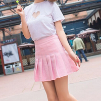 HEART CUT OUT TEE ( BLACK / WHITE ) - Thumbnail 1