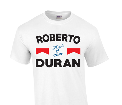 Roberto Duran 3 Colour Retro Boxing T shirt