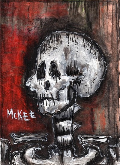 Marisol McKee Art - "Calaveras no. 49" ACEO