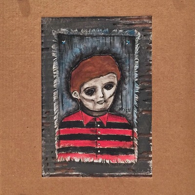 Marisol mckee art - "black eyed kid"