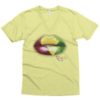 Africa Lips v-neck - Thumbnail 6