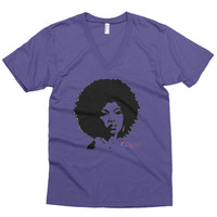 Afro Lady v-neck - Thumbnail 4