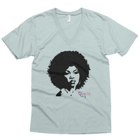 Afro Lady v-neck - Thumbnail 5