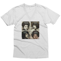 Retro set it off v-neck - Thumbnail 1