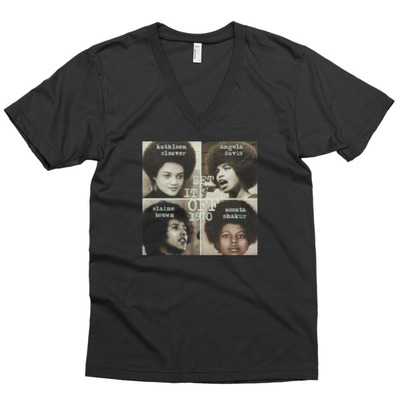 Retro set it off v-neck