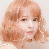 Japanese sweet curly wig - Thumbnail 3