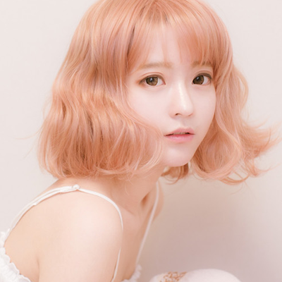 Japanese sweet curly wig