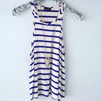 Striped Racerback Tank - Thumbnail 1
