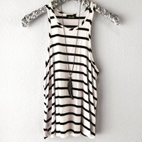 Striped Racerback Tank - Thumbnail 2