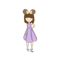 Disneybound  Daisy Fan Print - Thumbnail 1