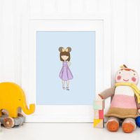 Disneybound  Daisy Fan Print - Thumbnail 2