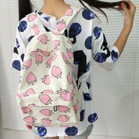 Free Shipping New Pastel Strawberry Backpack Bag - Thumbnail 1