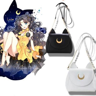 Sailor moon luna/artemis shoulder bag
