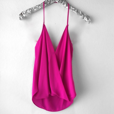 Fuchsia halter top - Thumbnail 2