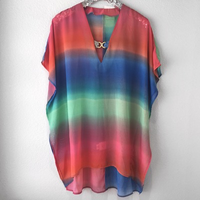 Rainbow Swimsuit Coverup