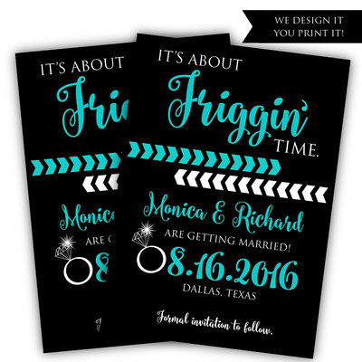 Save the date template - save the date - funny save the date