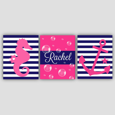 Nursery wall art - Nautical Wall Art - Nautical Nursery Decor