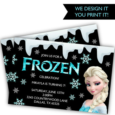 Frozen Birthday Invitations - Printable Frozen Birthday - Frozen Birthday