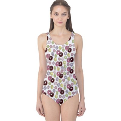 Diet dropout full piece swimsuit