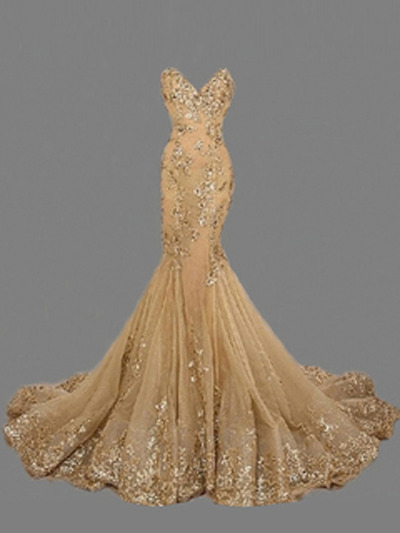 country prom dresses,Picture Color Trumpet/Mermaid Sweetheart Organza Prom Dresses Evening Dresses 8707