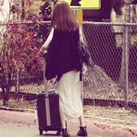 KOREAN FASHION TWO PIECES BLACK TANK GREY CASUAL DRESS - Thumbnail 3