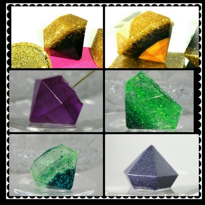 Vase decor, party favor, table confetti - large diamonds 6 colors to choose from - Thumbnail 2