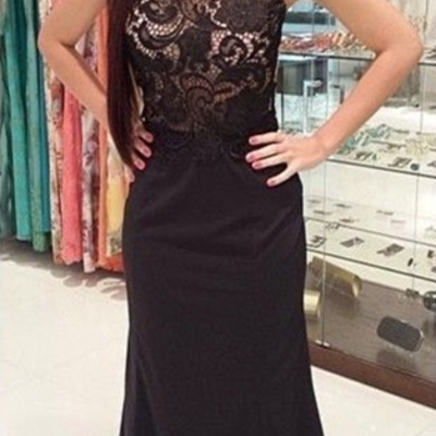 2016 black chiffon prom dresses, long prom dress, evening gowns,pd160002 - Thumbnail 3