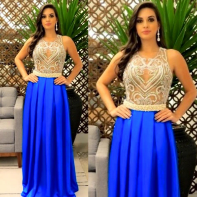 2016 chiffon prom dresses, long prom dress,prom dresses, evening gowns,pd160003 - Thumbnail 5