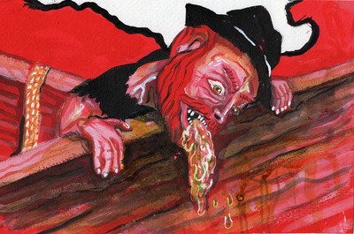 Been drinking too much! - Illustration