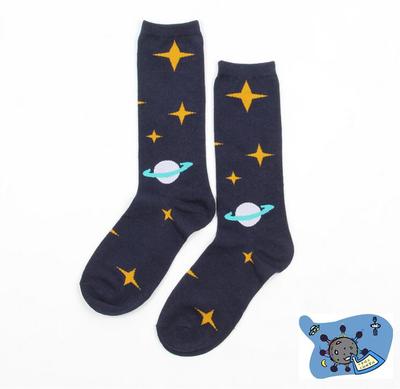 Harajuku Cosmic Planetary Ball Socks