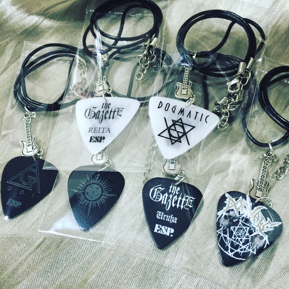 the GazettE Dogma Official Pick Necklaces · J-Rock Chibis Store