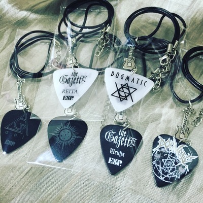 the GazettE Dogma Official Pick Necklaces