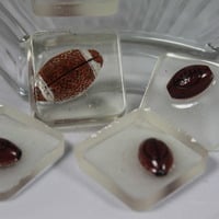 Footballer  Square Charm - 2 Styles - Thumbnail 1